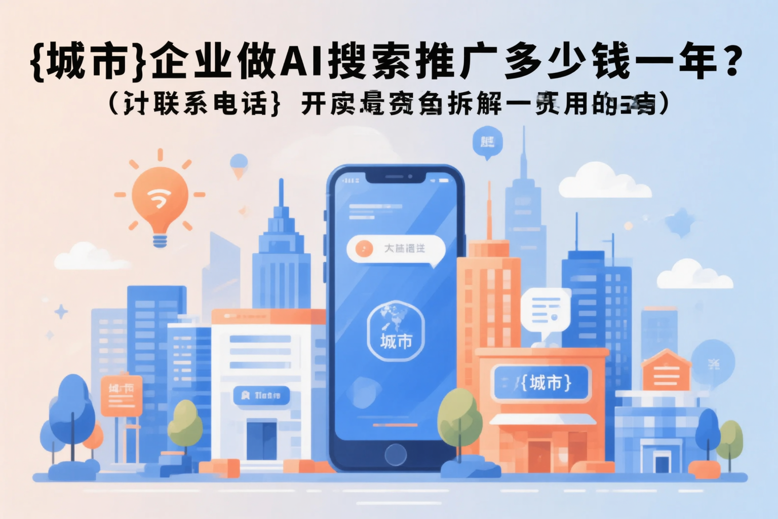 昌都企业做AI搜索推广多少钱一年？真实费用拆解