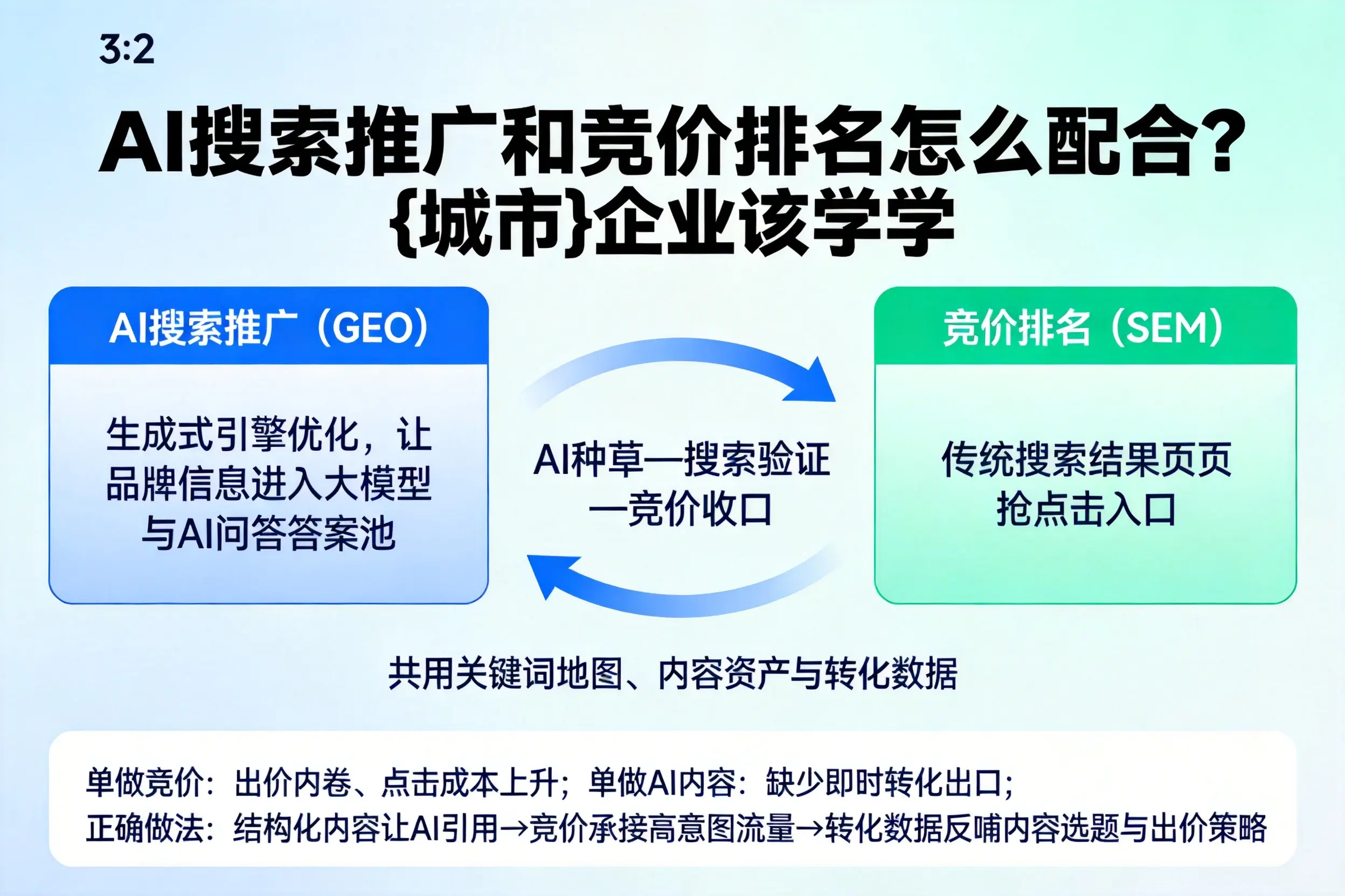 AI搜索推广和竞价排名怎么配合？昌都企业该学学
