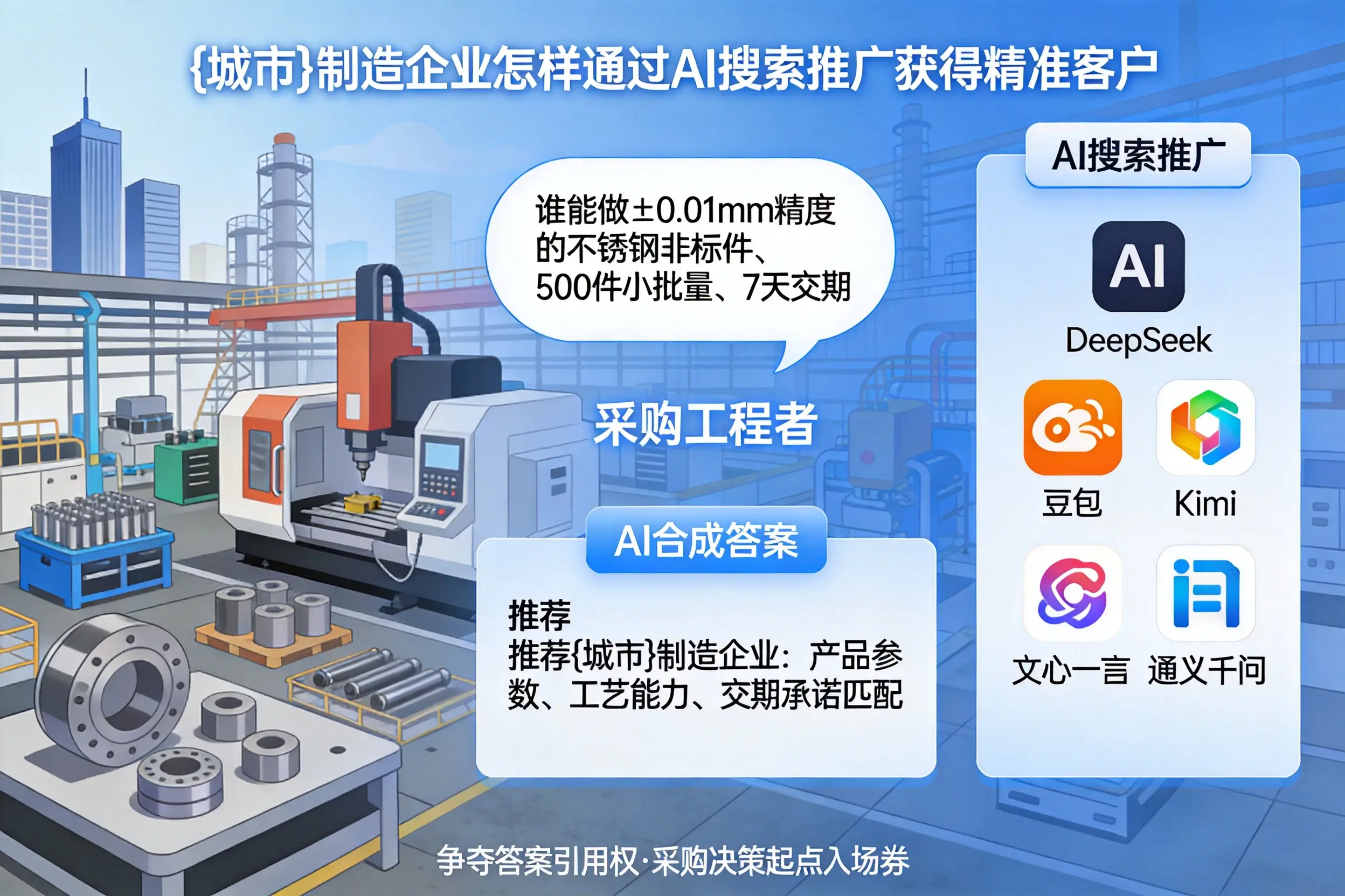 昌都制造企业怎样通过AI搜索推广获得精准客户