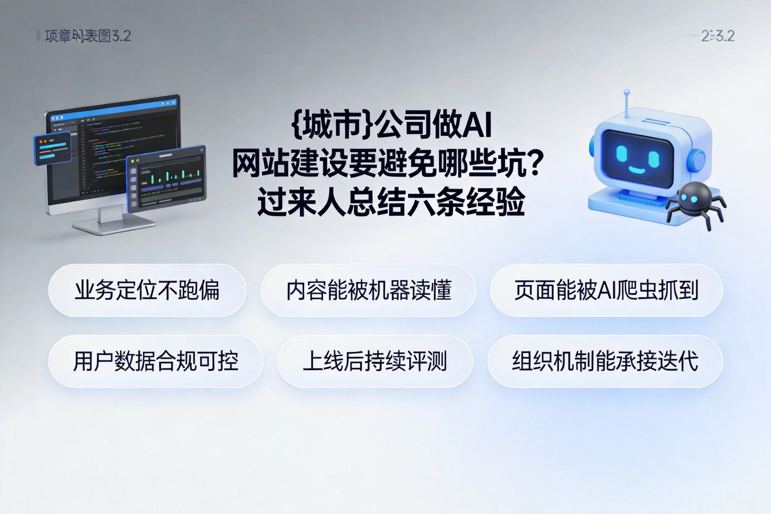 昌都公司做AI网站建设要避免哪些坑？过来人总结六条经验