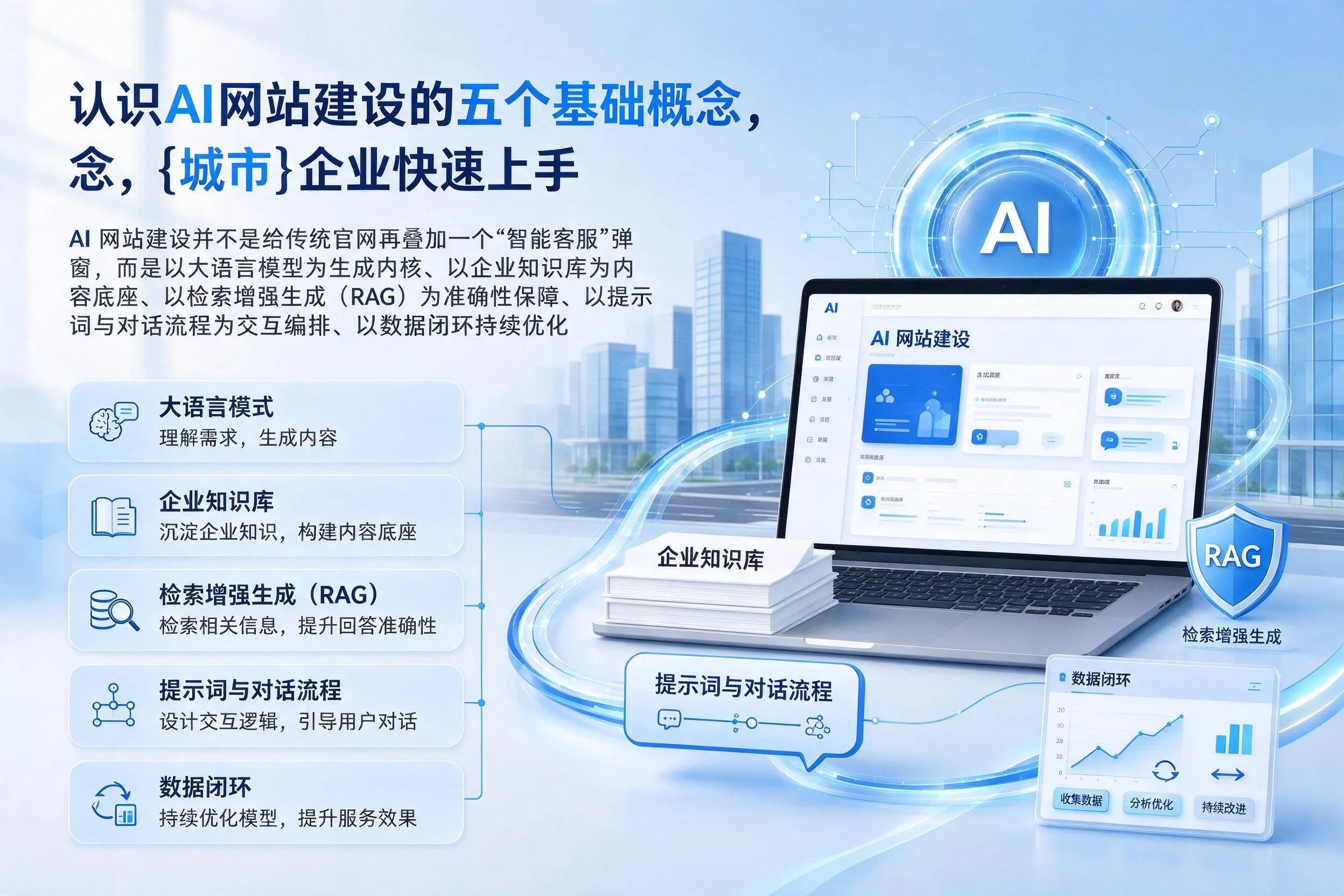 认识AI网站建设的五个基础概念，昌都企业快速上手