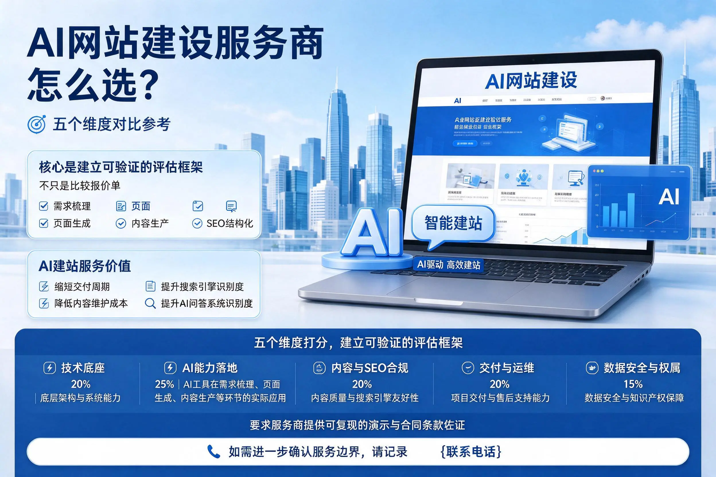 昌都AI网站建设服务商怎么选？五个维度对比参考