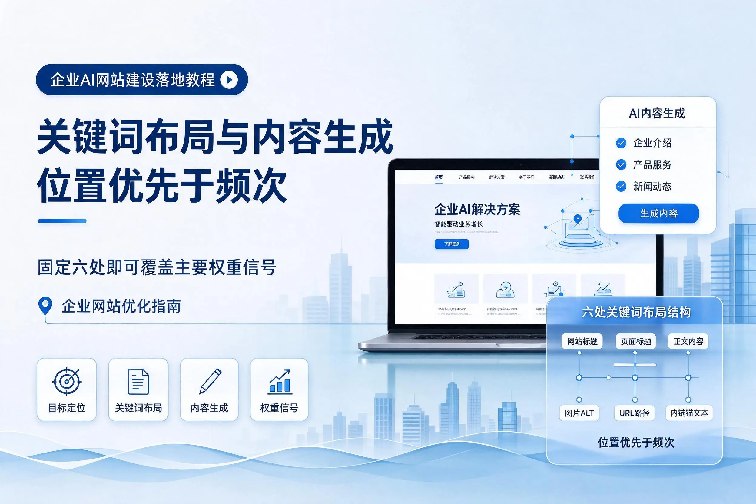 昌都企业AI网站建设落地教程:关键词布局与内容生成