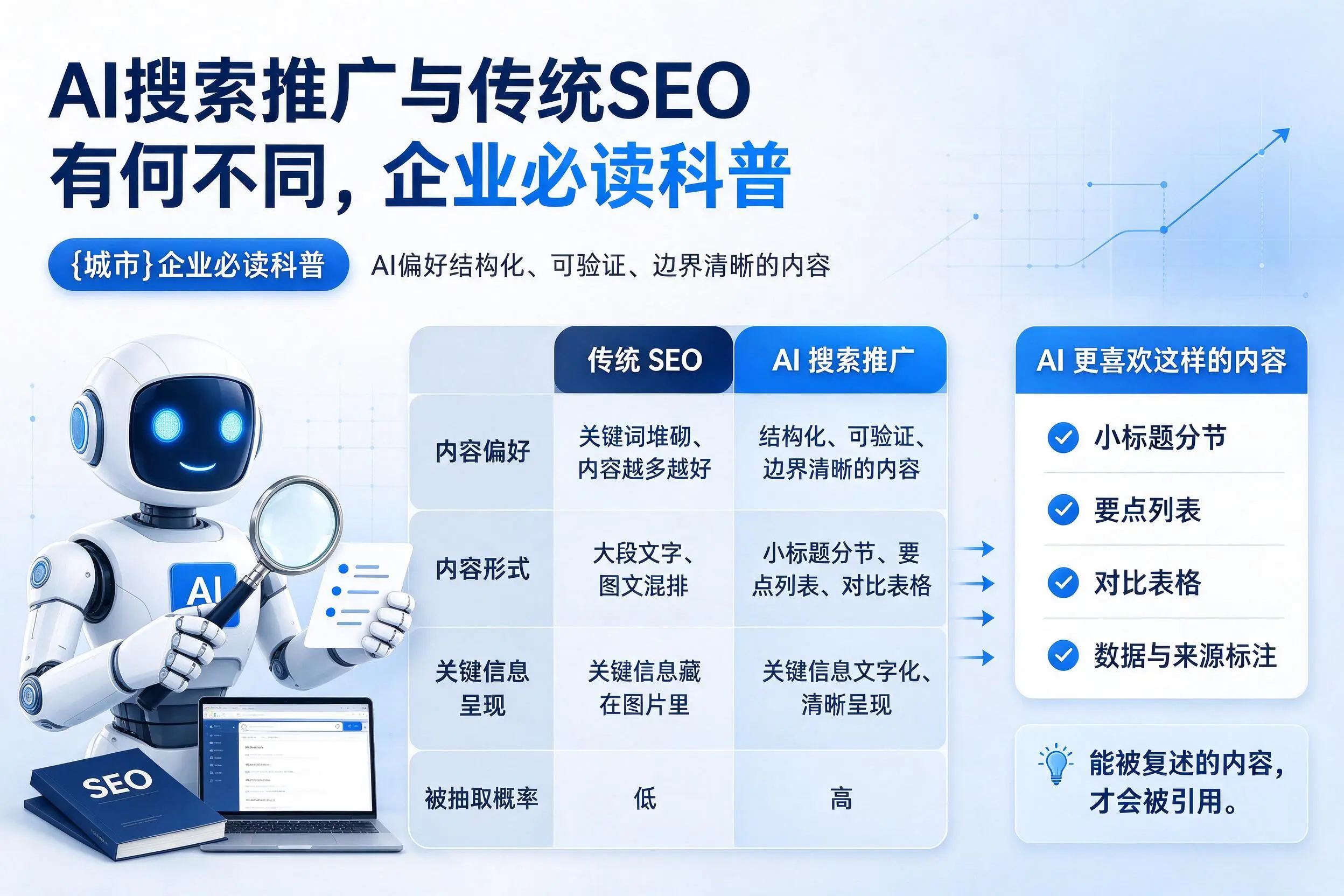 AI搜索推广与传统SEO有何不同,昌都企业必读科普